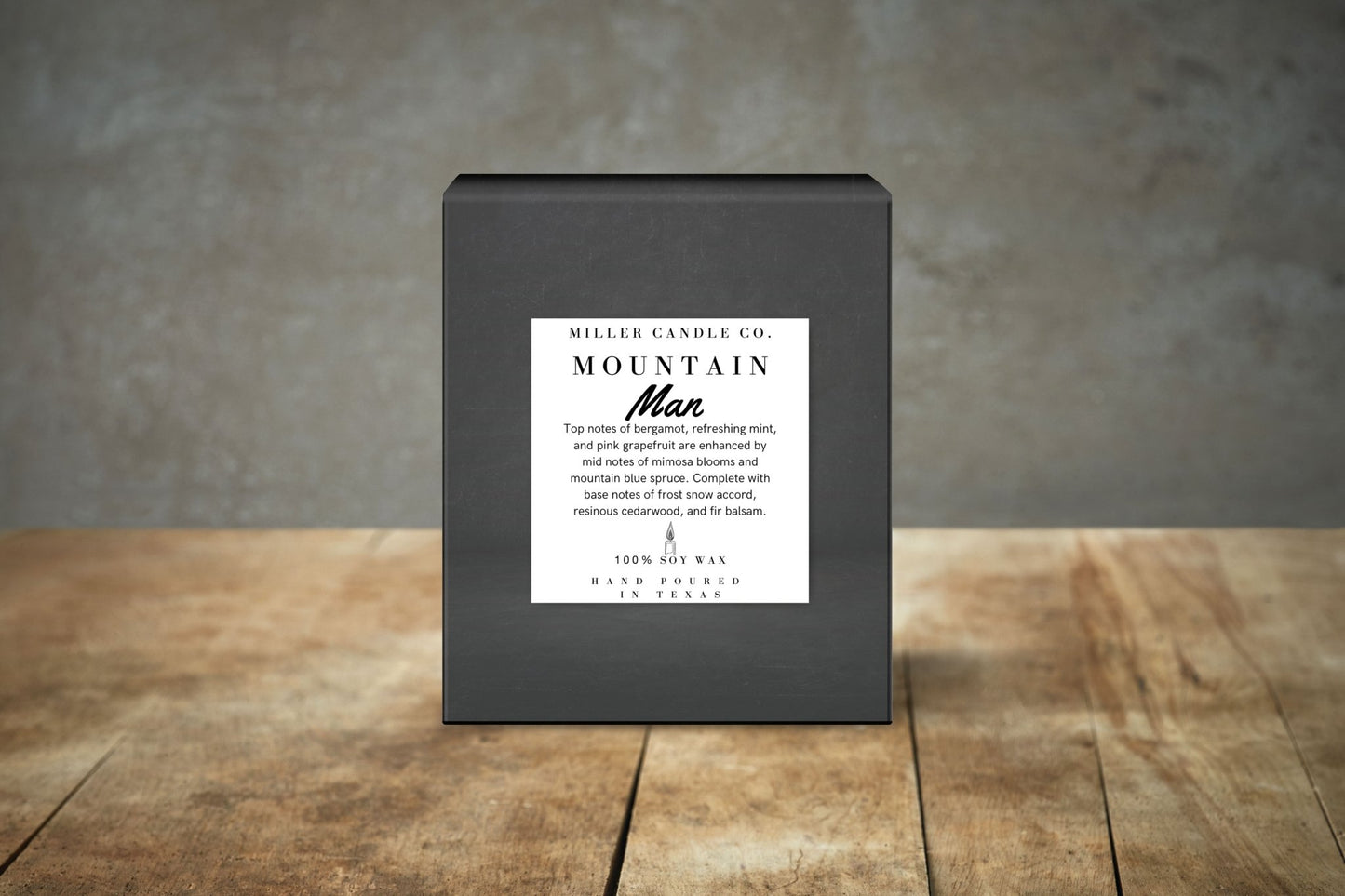 Mountain Man Candle - MillerCandleCo.