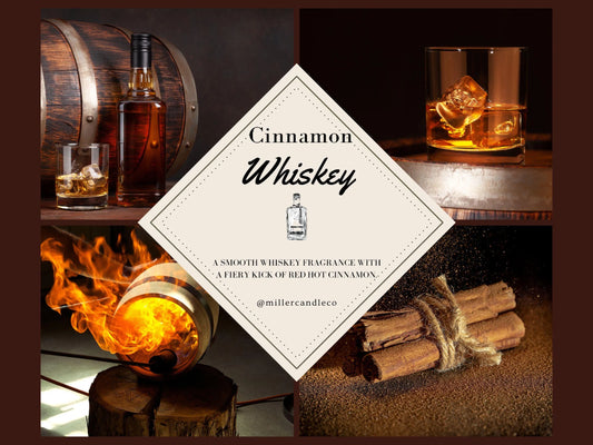 Cinnamon Whiskey Wax Melts - MillerCandleCo.