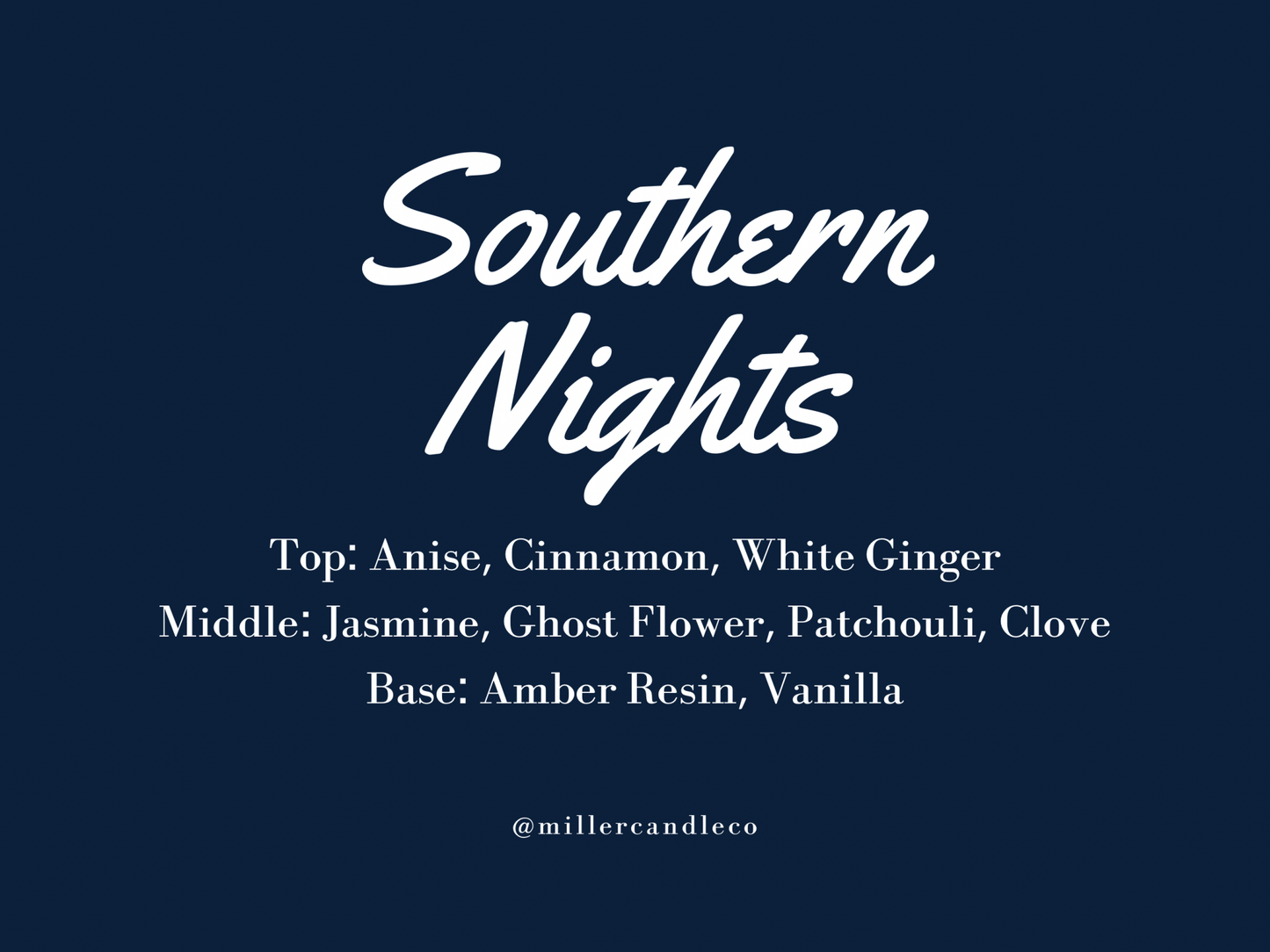 Southern Nights Candle - MillerCandleCo.