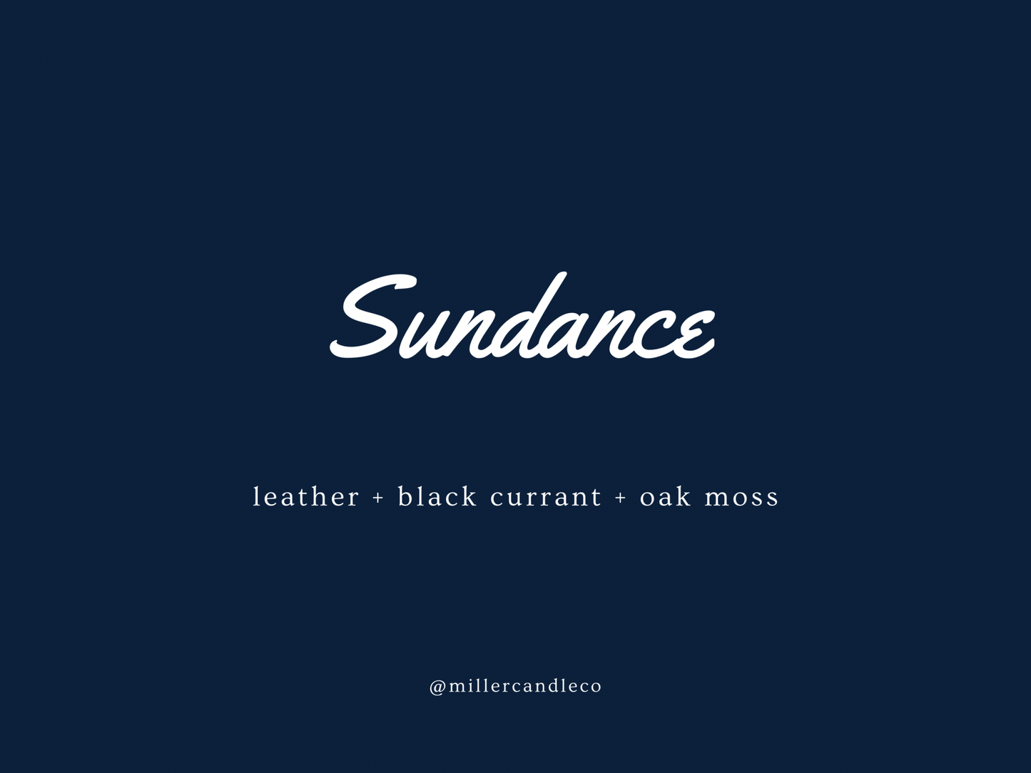 Sundance Candle - MillerCandleCo.