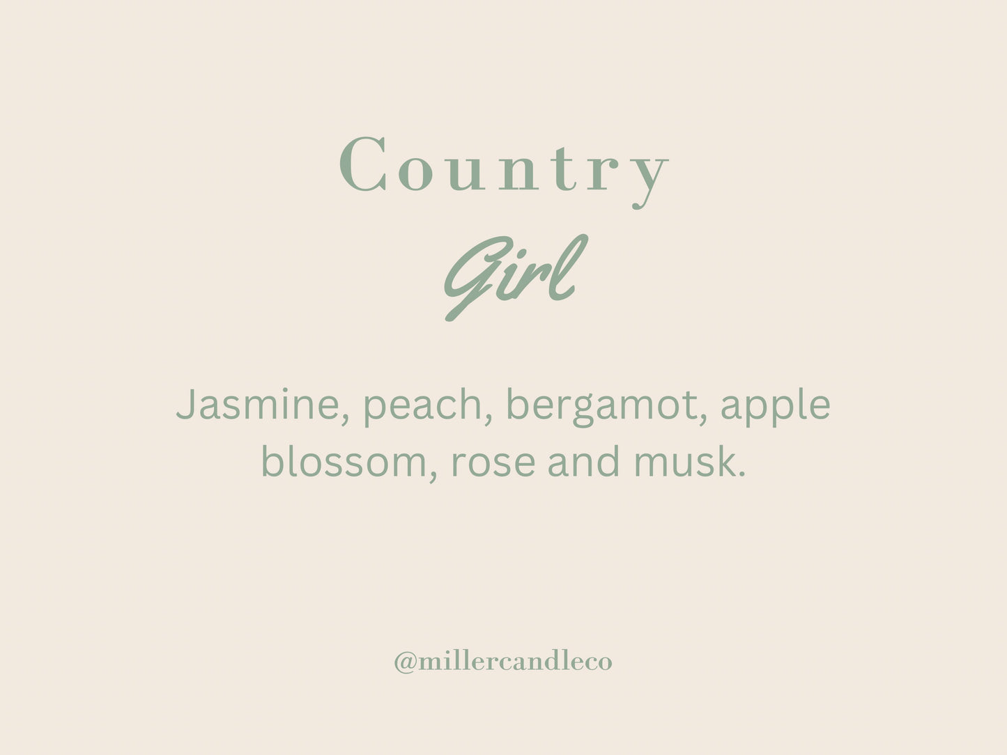 Country Girl Candle