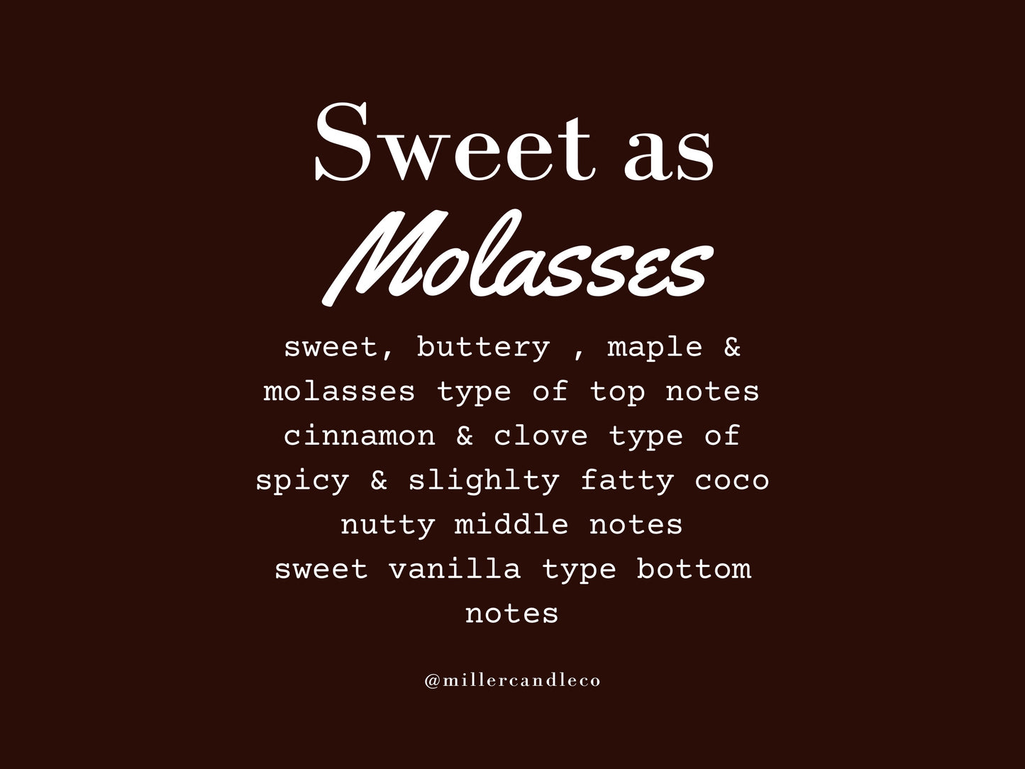 Sweet as Molasses Candle