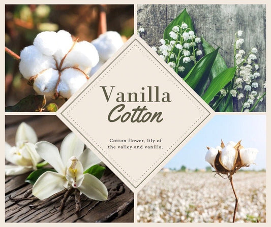 Vanilla Cotton Soy Wax Melts - MillerCandleCo.