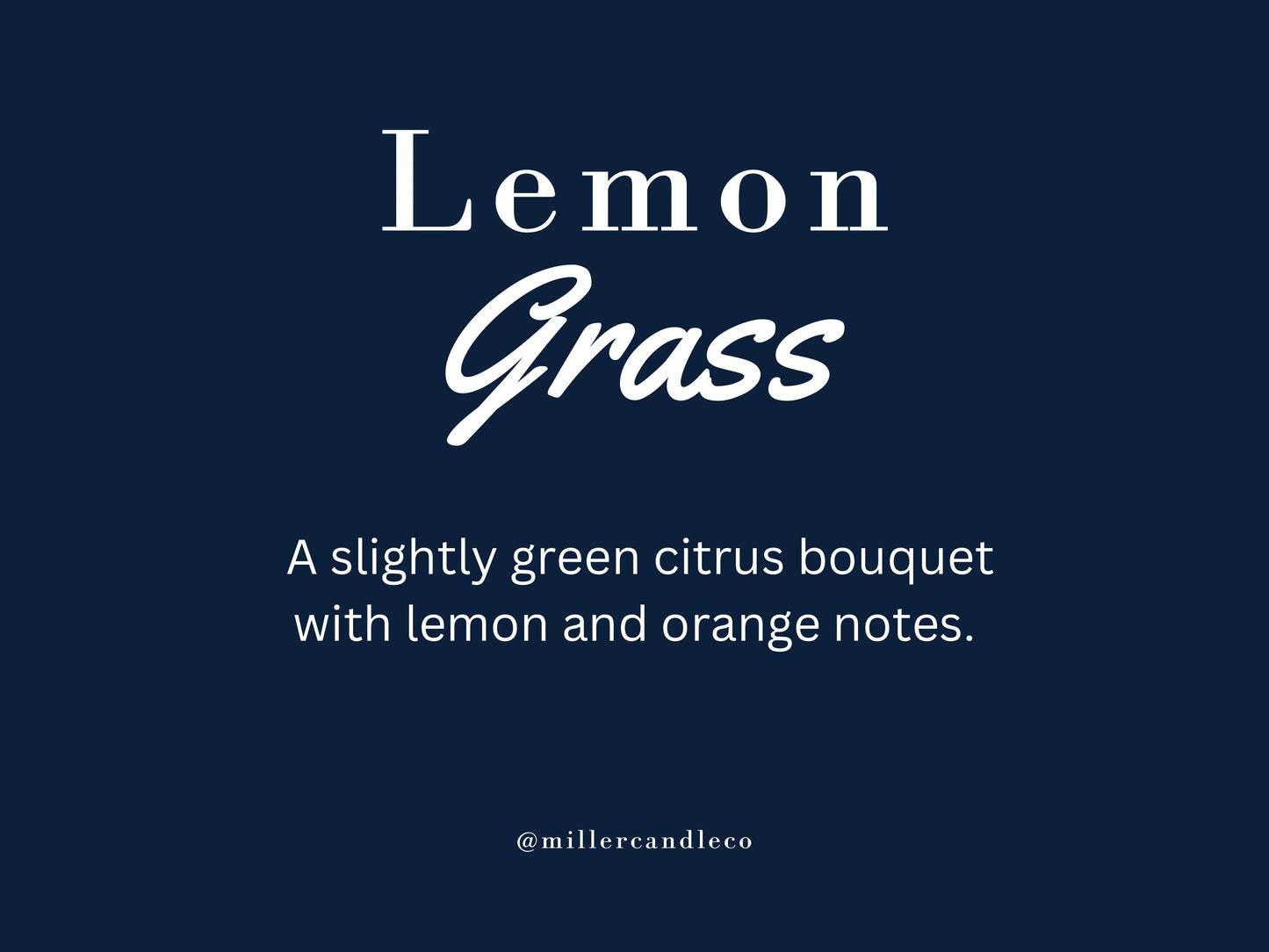 Lemon Grass Soy Wax Melts