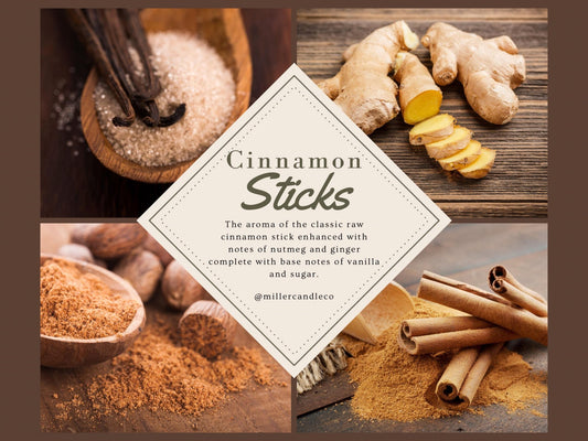 Cinnamon Sticks Candle - Limited - Time Winter Collection - MillerCandleCo.