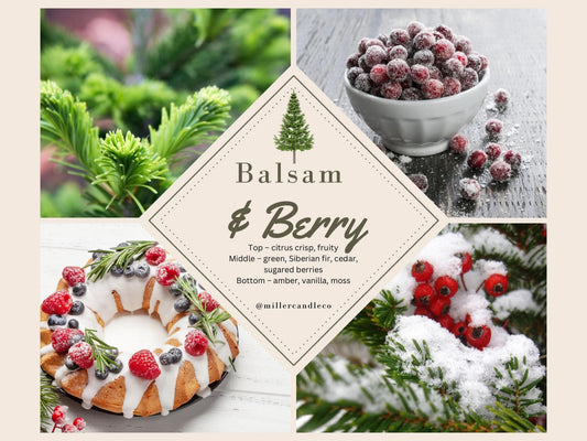 Balsam & Berry Wax Melts - Limited Winter Collection - MillerCandleCo.