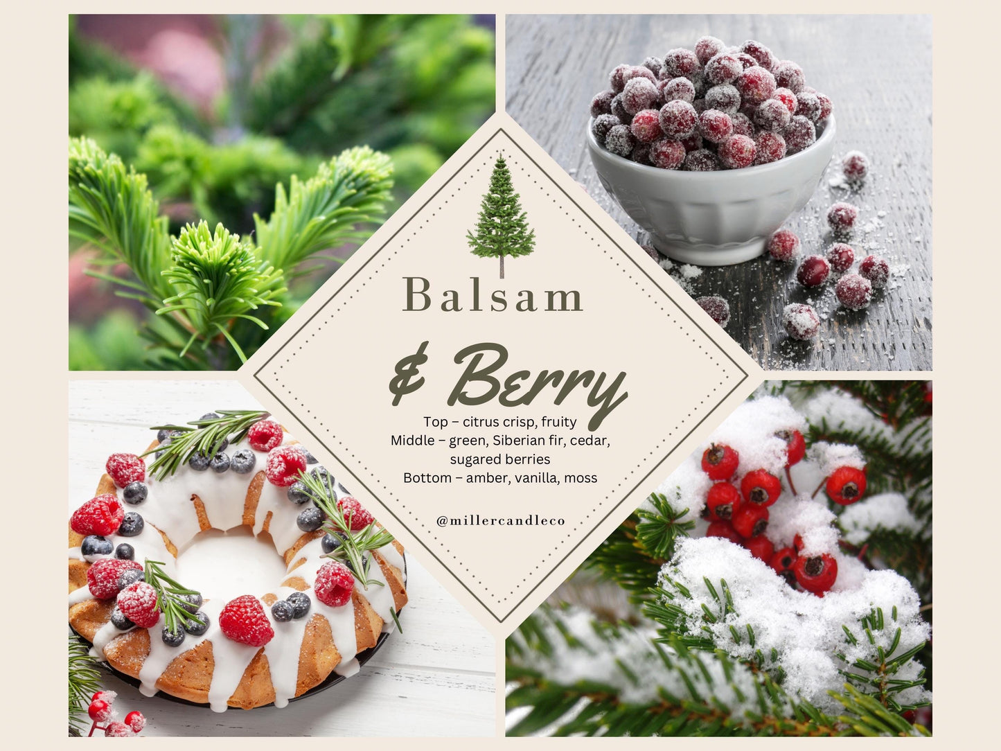 Balsam & Berry Candle