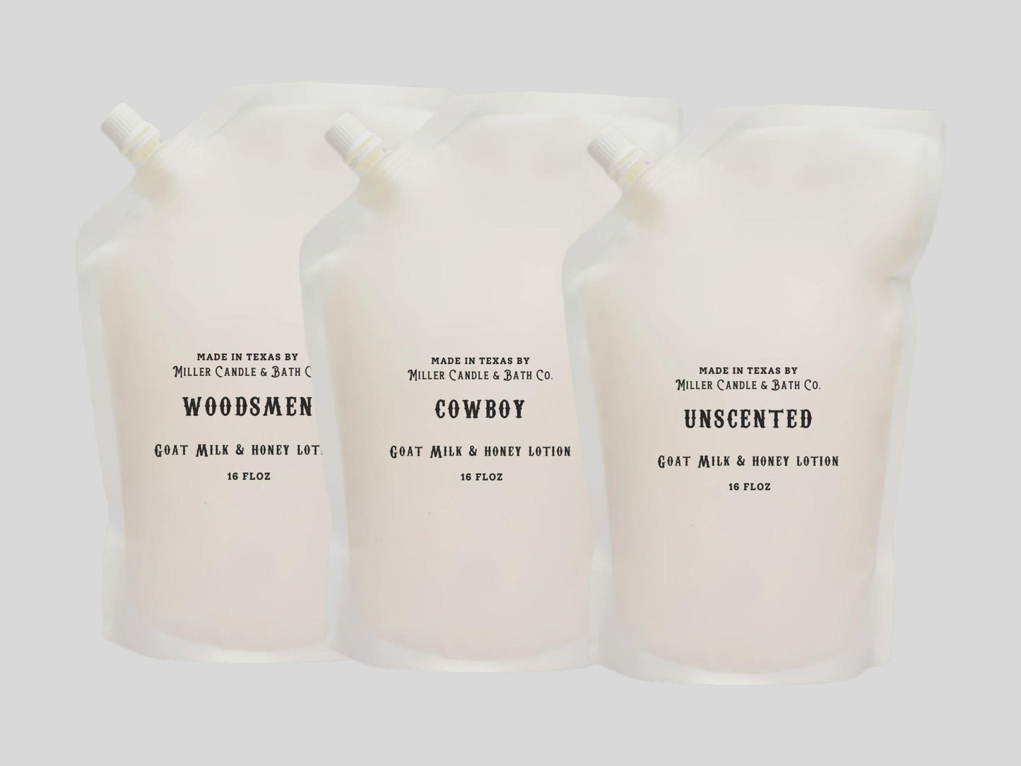 Goat Milk & Honey Lotion Refills for Men