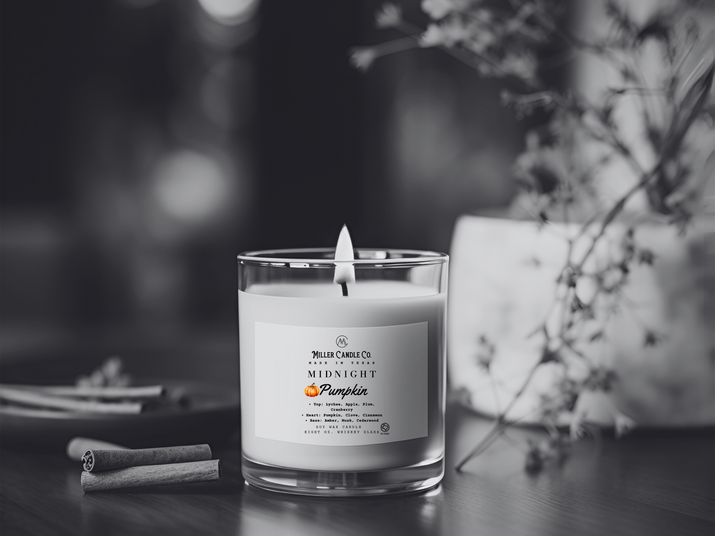 Midnight Pumpkin Candle-Limited Fall Collection