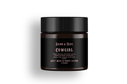 Cowgirl — Goat Milk + Honey Lotion - Miller Candle Co.