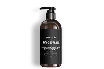 Woodsman -Goat Milk + Honey Lotion