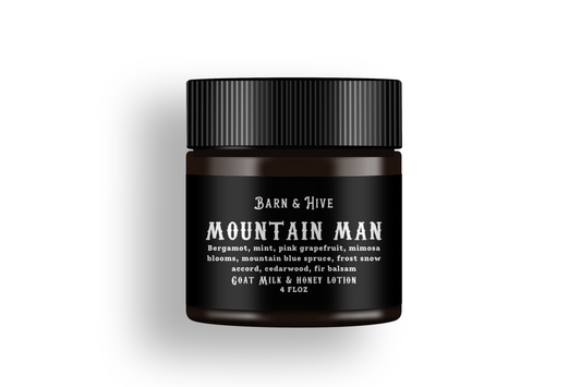 Mountain Man-Goat Milk + Honey Lotion