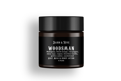Woodsman -Goat Milk + Honey Lotion