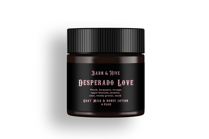 Desperado Love — Goat Milk & Honey Lotion - Miller Candle Co.