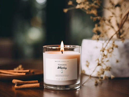 Cinnamon Whiskey Candle