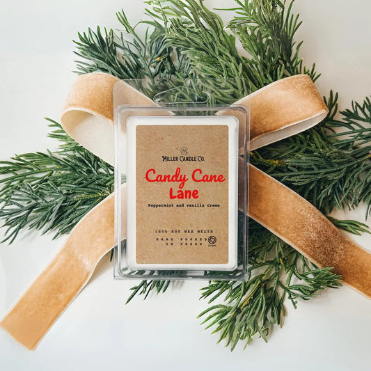 Candy Cane Lane Wax Melts - MillerCandleCo.