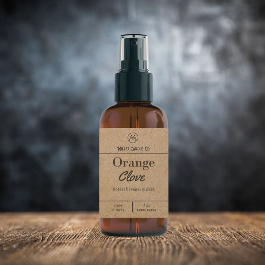 Orange Clove Room + Linen Spray - Limited Winter Collection - MillerCandleCo.