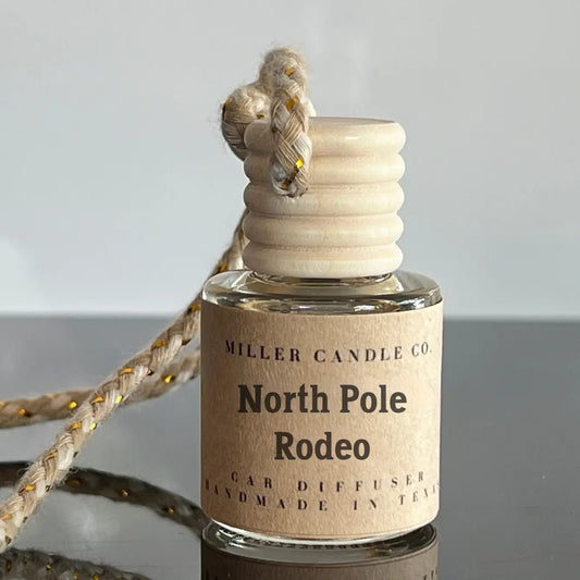 North Pole Rodeo Car Diffuser - Limited Winter Collection - MillerCandleCo.