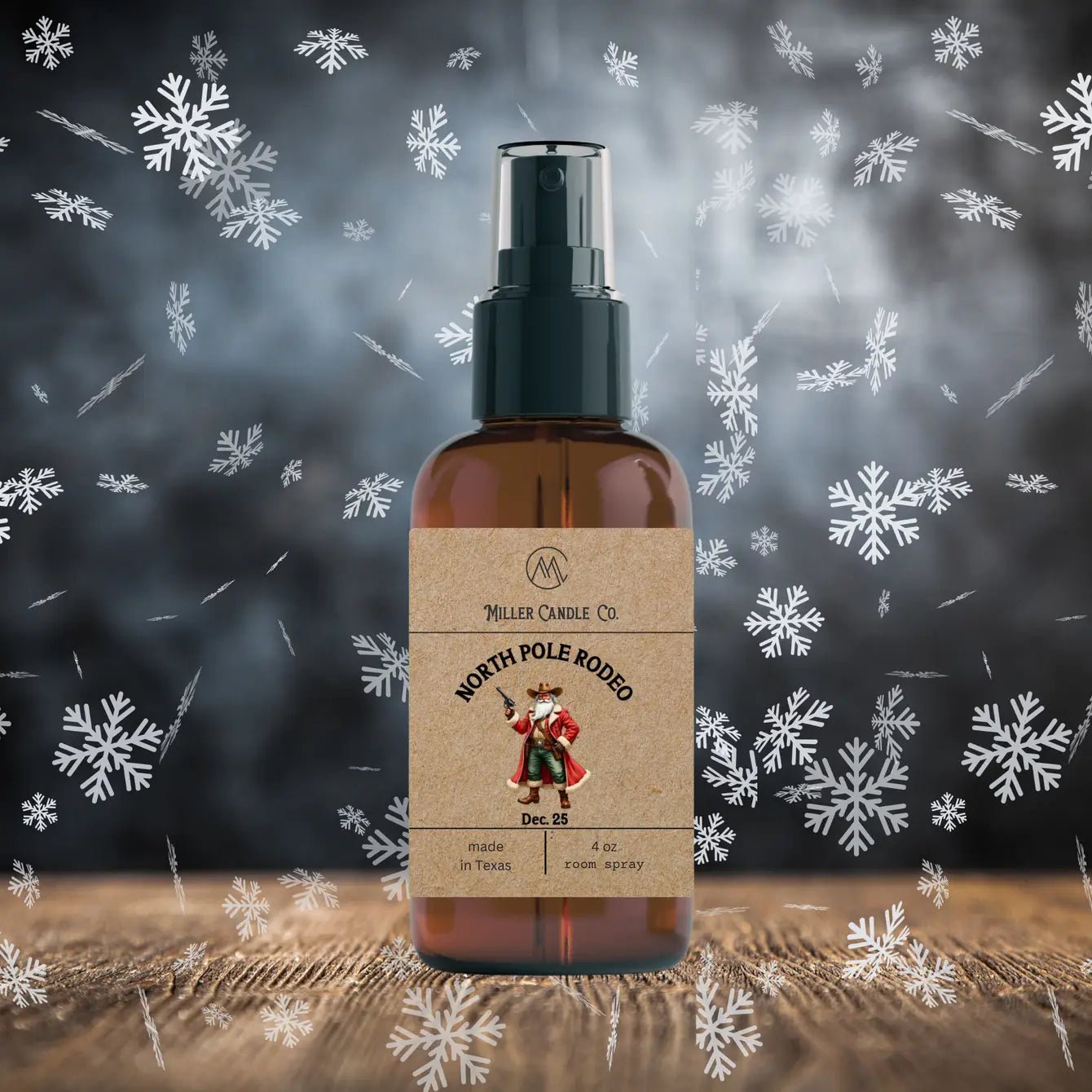 North Pole Rodeo Room Spray - Limited Winter Collection - MillerCandleCo.