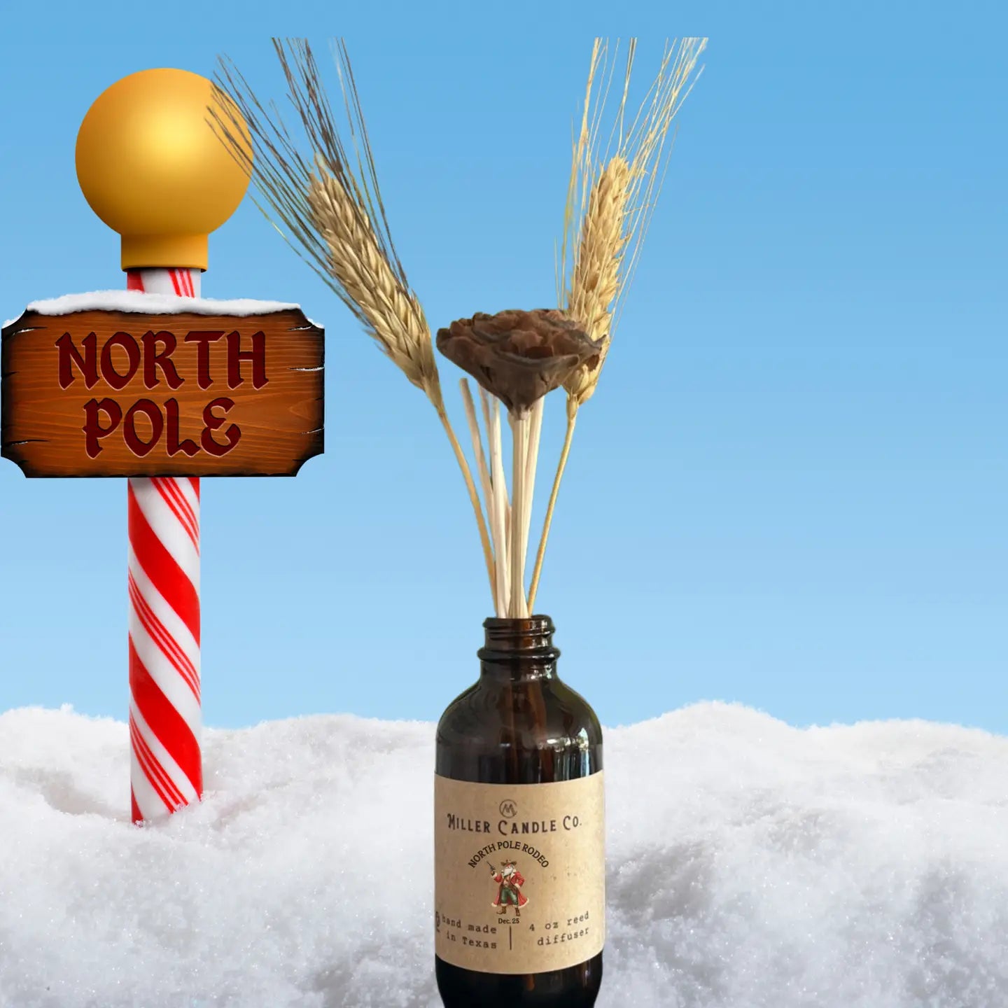 North Pole Rodeo - Limited Winter Collection - MillerCandleCo.