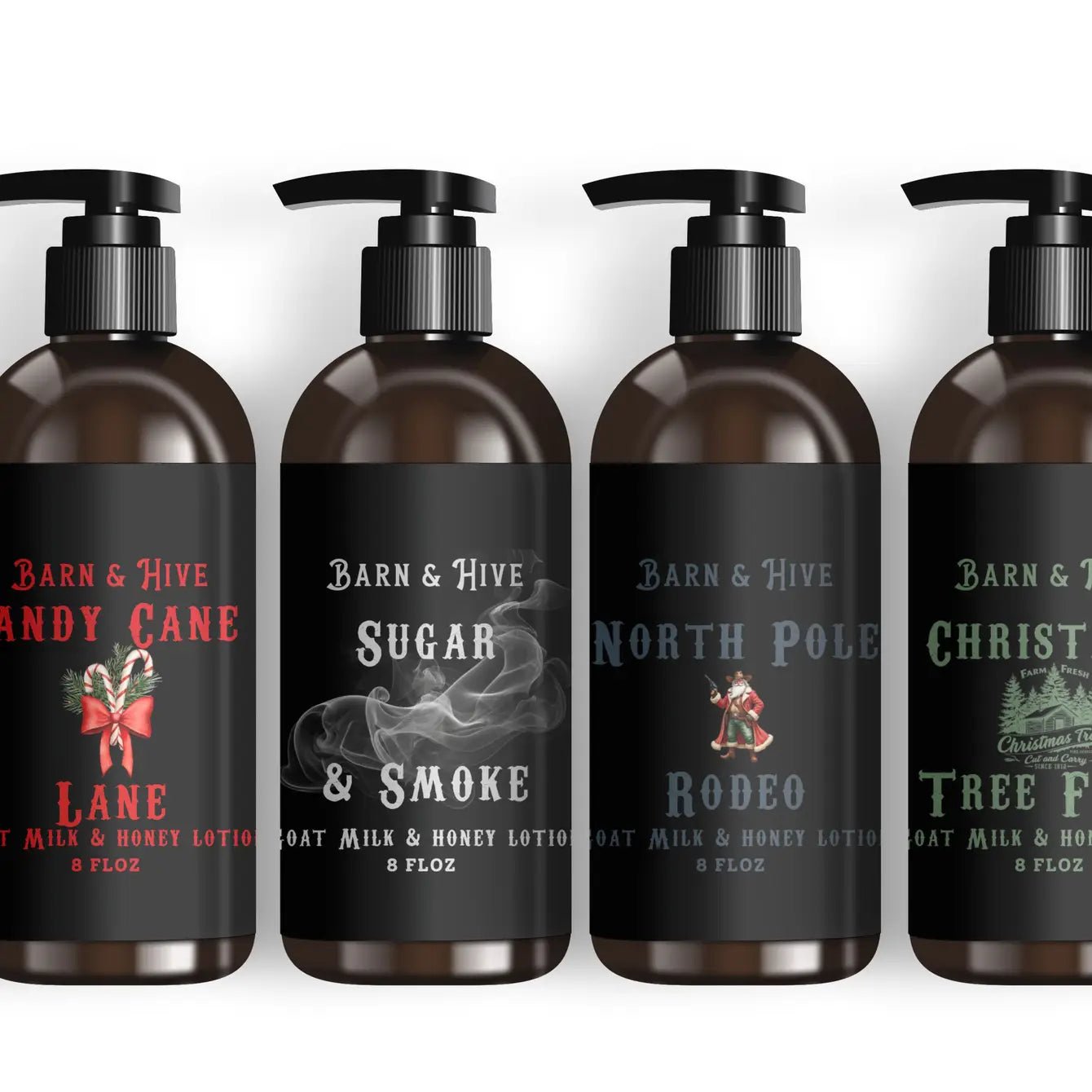 Candy Cane Lane Goat Milk & Honey Lotion - ❄️ Limited Winter Collection - MillerCandleCo.