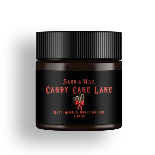 Candy Cane Lane Goat Milk & Honey Lotion - ❄️ Limited Winter Collection - MillerCandleCo.