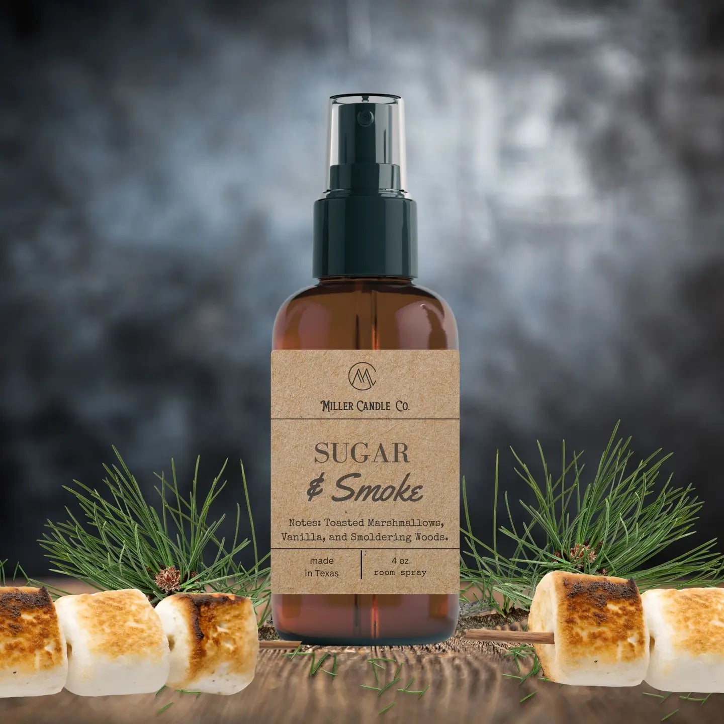 Sugar & Smoke Room Spray - Limited Winter Collection - MillerCandleCo.