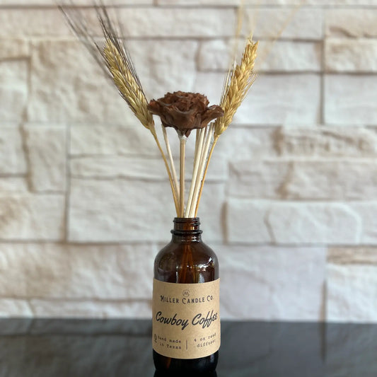 Cowboy Coffee Reed Diffuser - Limited Winter Collection - MillerCandleCo.