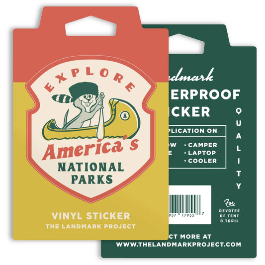 Paddle the Parks Sticker - Miller Candle Co.