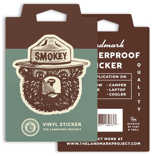 Smokey Logo Sticker - Miller Candle Co.