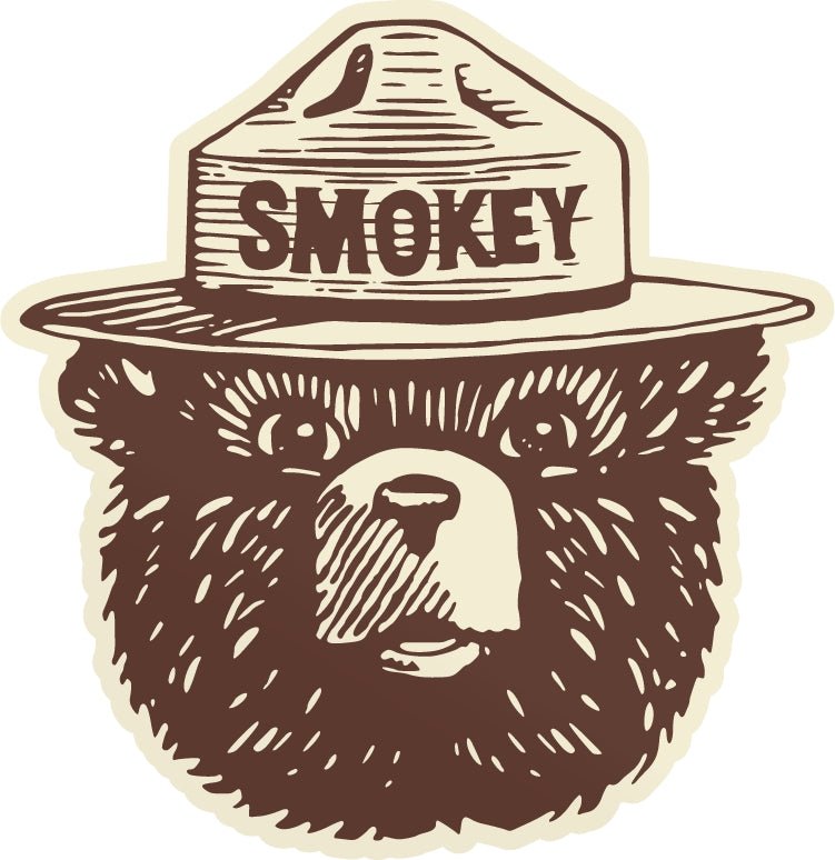 Smokey Logo Sticker - Miller Candle Co.
