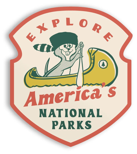 Paddle the Parks Sticker - Miller Candle Co.