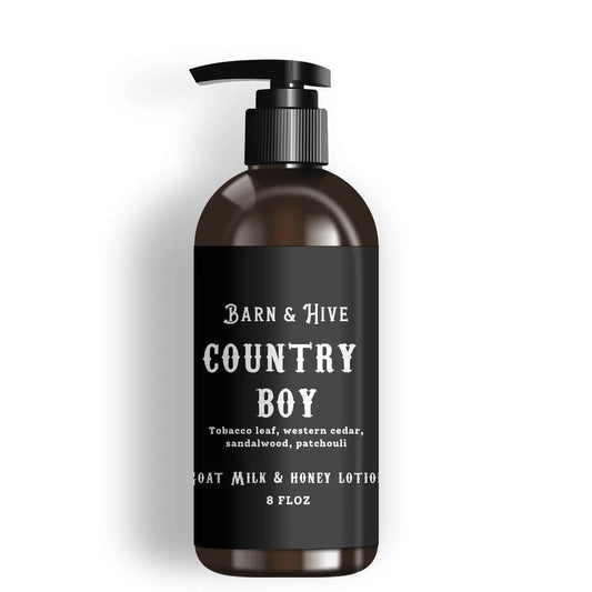 Country Boy - Goat Milk + Honey Lotion - Miller Candle Co.
