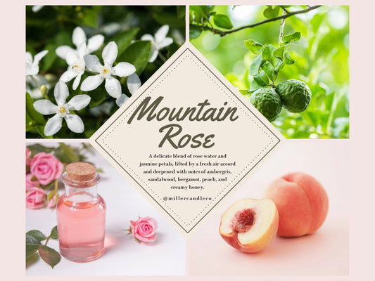 Mountain Rose — Barn & Hive Western Collection Roll - On Perfume - Miller Candle Co.