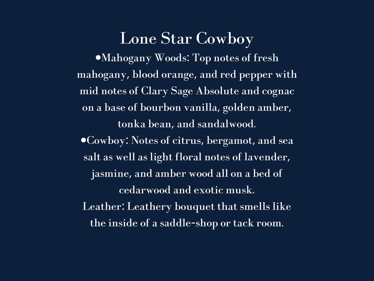 Lone Star Cowboy Candle