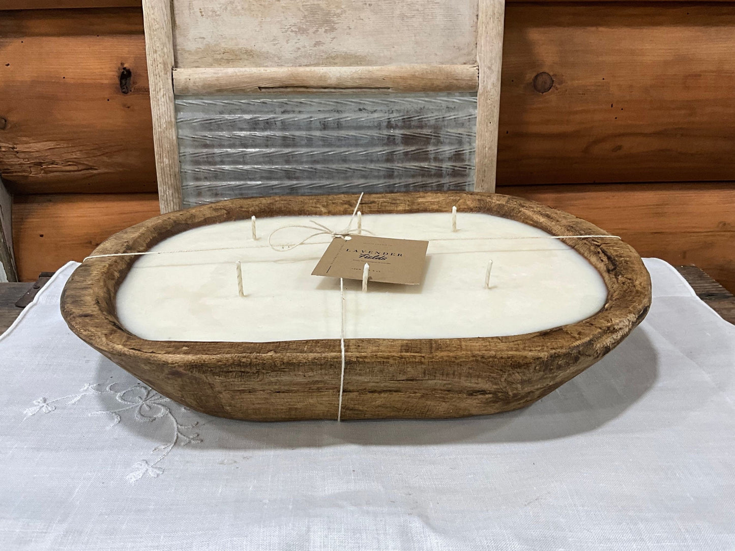 Large Dough Bowl Candle