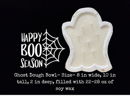 Ghost Dough Bowl Candle/ Fall Scent of Your Choice/22-26 Ounces of Soy Wax