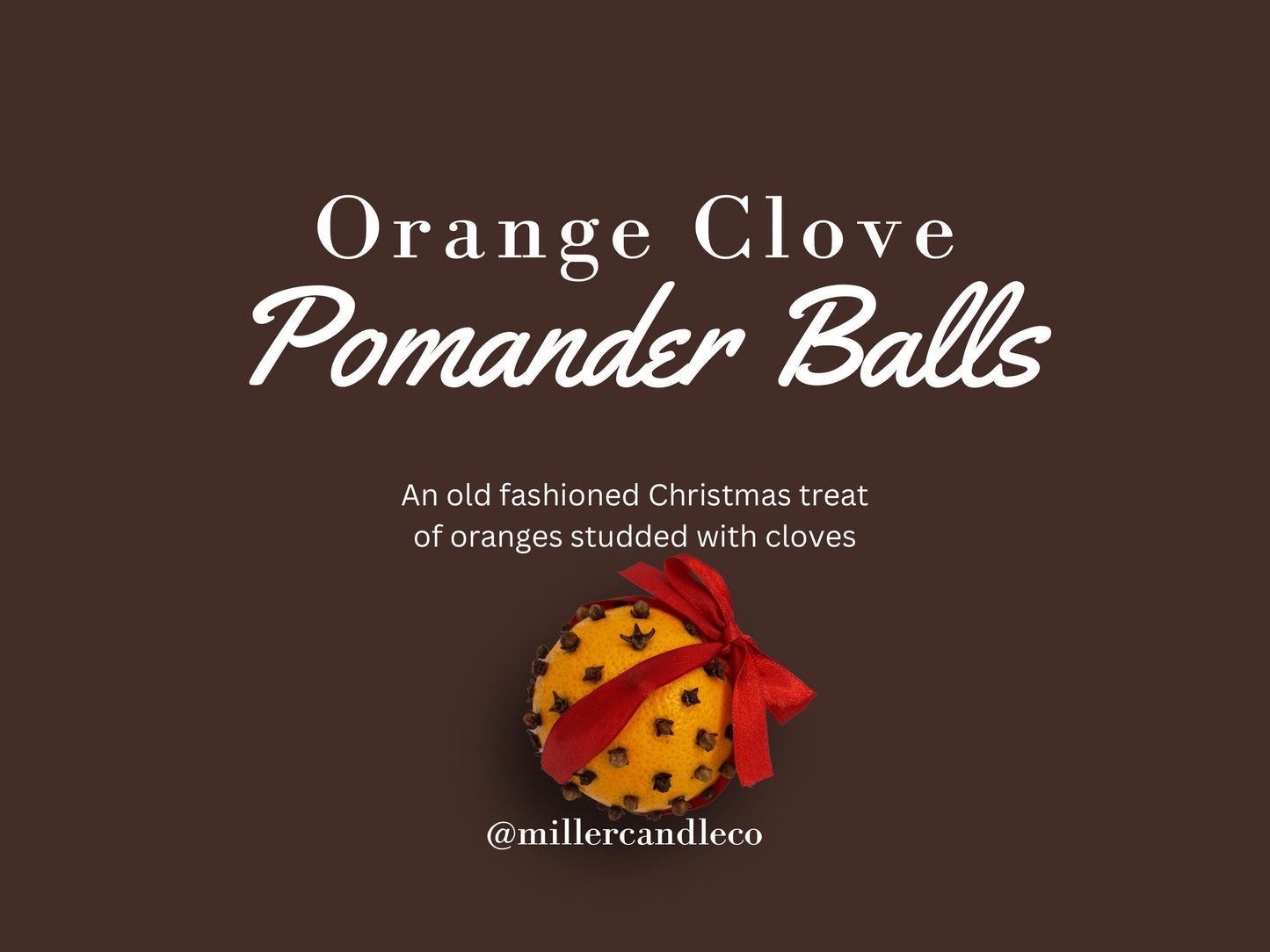 Orange Clove Pomander Balls Wax Melts