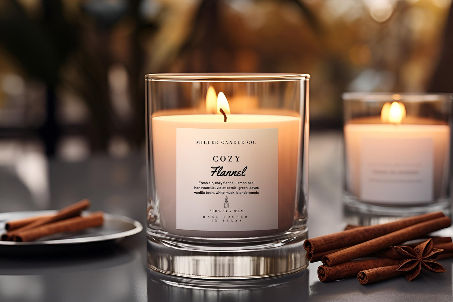 Cozy Flannel Candle