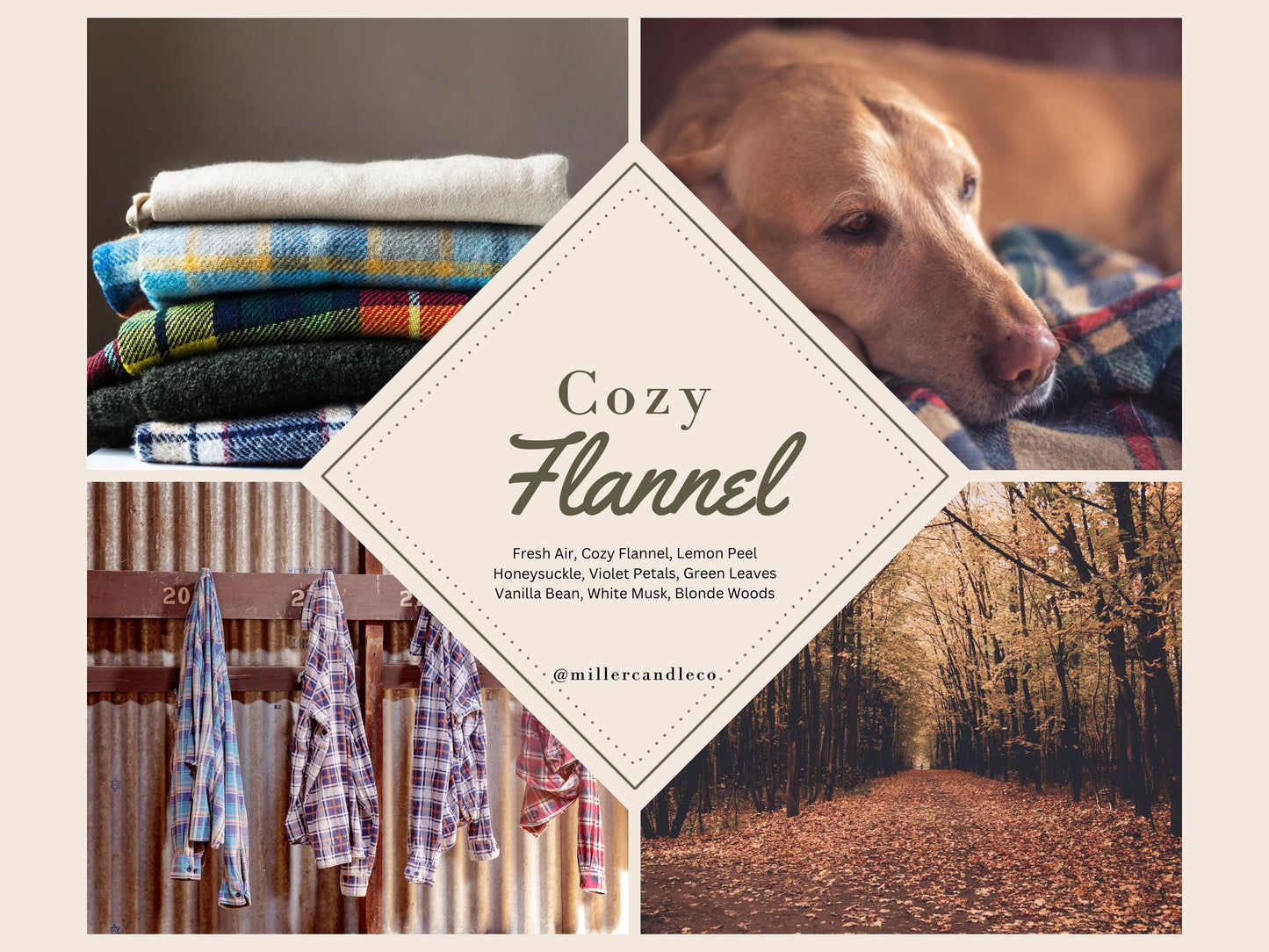 Cozy Flannel Candle