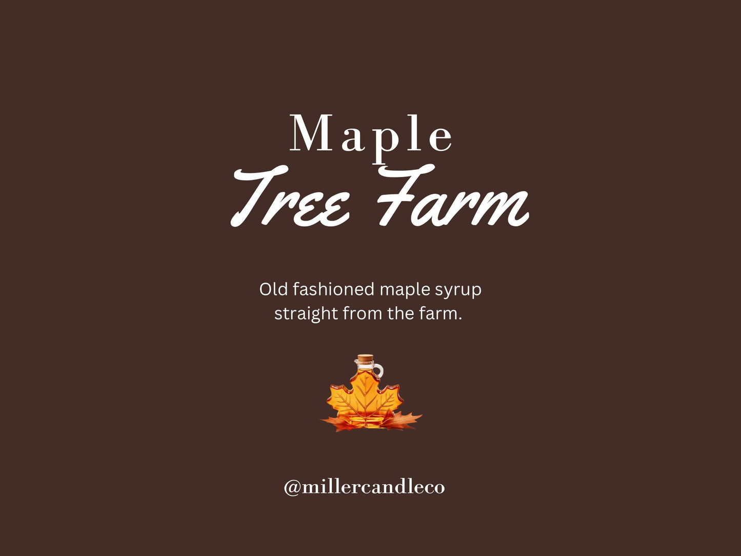 Maple Tree Farm Candle