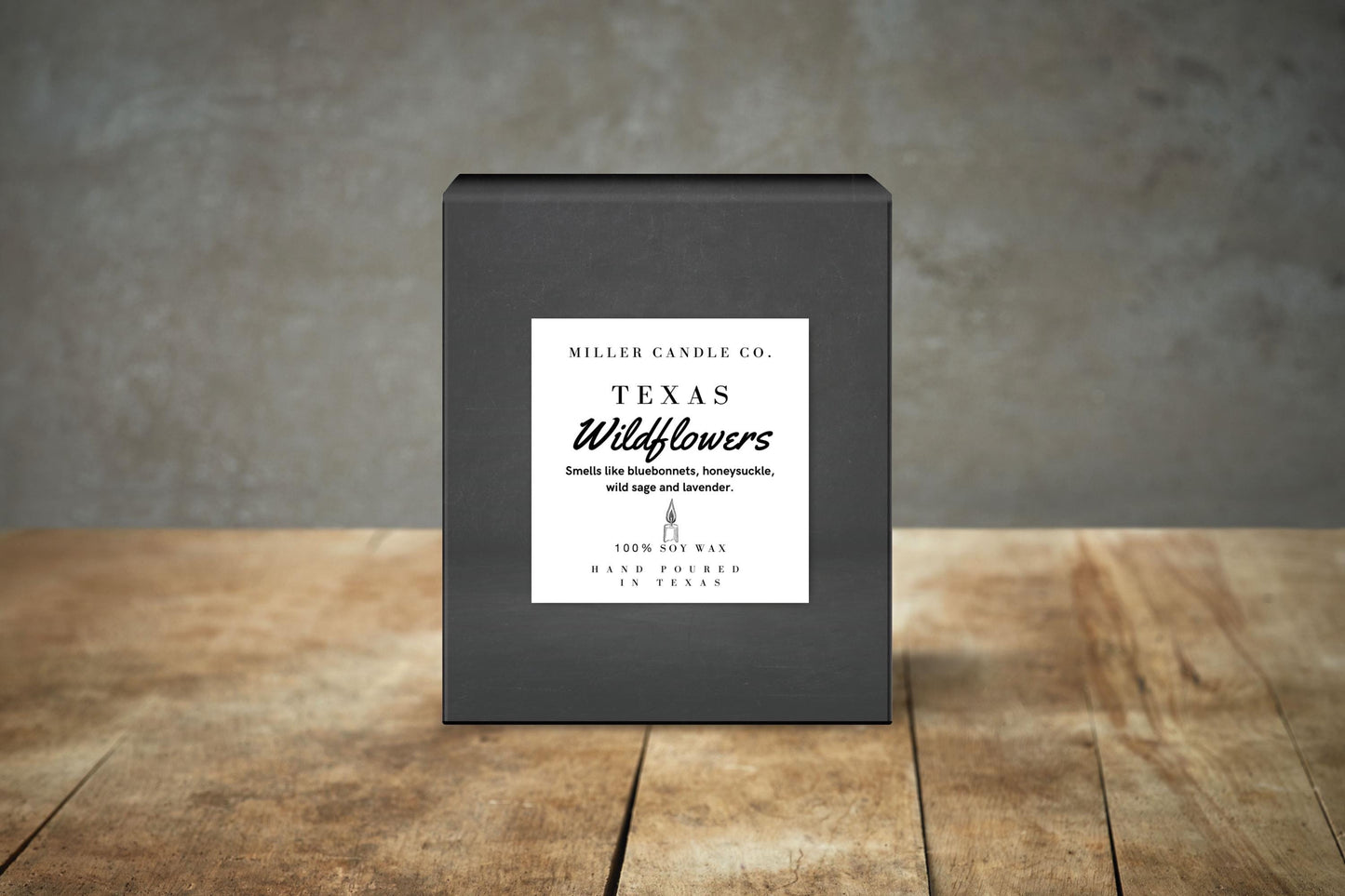 Texas Wildflowers Candle