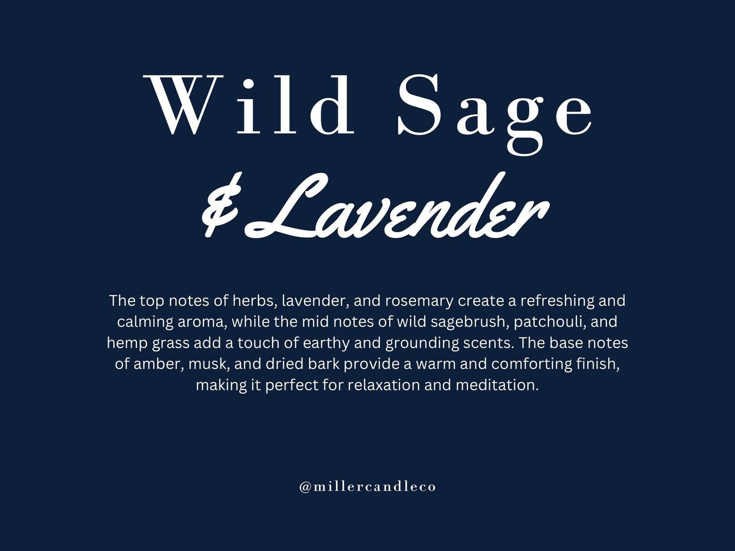 Wild Sage & Lavender Soy Candle