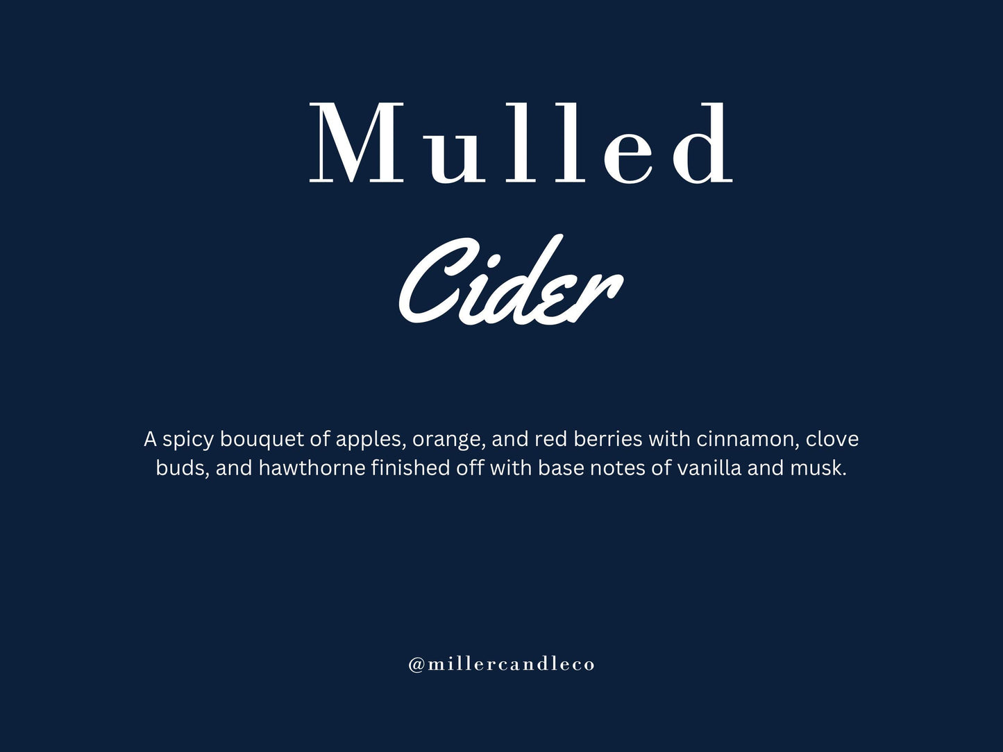 Mulled Cider Candle