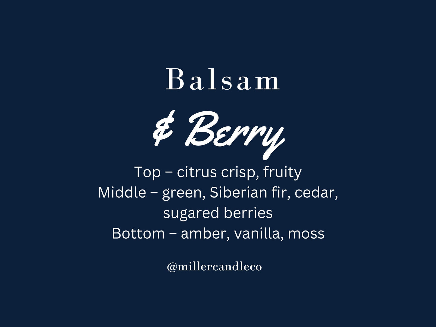 Balsam & Berry Wax Melts