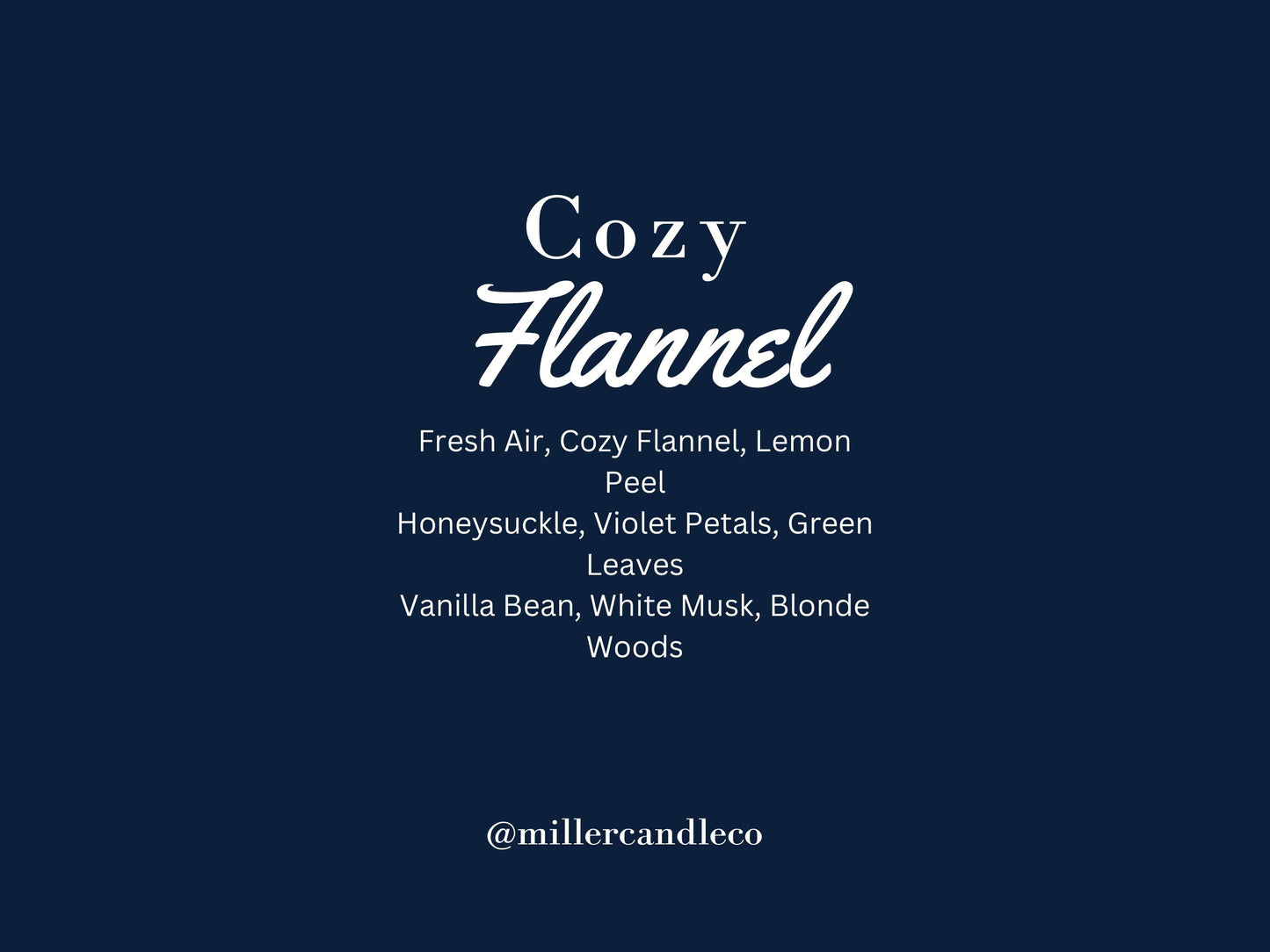 Cozy Flannel Wax Melts