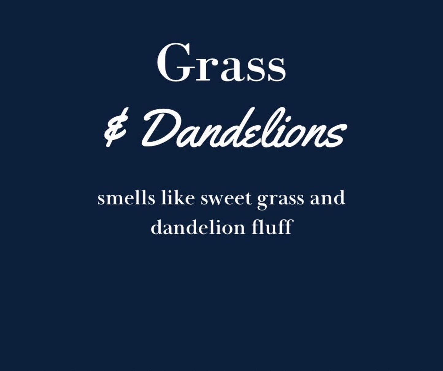 Grass & Dandelions Candle