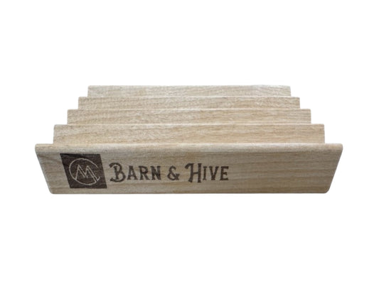 Barn & Hive Red Alder Wood Soap Dish — Boardwalk Style